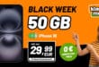 Cyber Week Deal - iPhone 16 für einmalig 49.99 Euro mit Allnet Flat 50 GB nur 29.99 Euro monatlich – kein Anschlusspreis