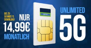 Black Friday Deal- monatlich kündbar: o2 unlimited Allnet Flat bis zu 50 Mbit/s im Download nur 14.99 Euro monatlich