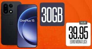OnePlus 15 512GB für einmalig 229.95 Euro mit 30GB Allnet Flat und 240 Euro Cashback nur 39.95 Euro monatlich