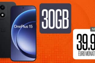 OnePlus 15 512GB für einmalig 229.95 Euro mit 30GB Allnet Flat und 240 Euro Cashback nur 39.95 Euro monatlich