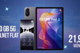 Xiaomi Redmi Note 14 Pro & Redmi Pad 2 für einmalig 25 Euro mit 20GB Allnet Flat nur 21.99 Euro monatlich