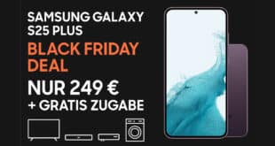 Samsung Galaxy S25 Plus mit o2 unlimited Allnet-Flat – nur 249 € Zuzahlung + kostenlose Samsung-Zugabe (Black Friday Deal)