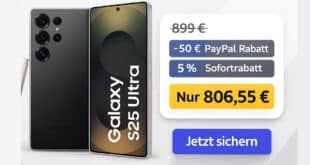 Samsung Galaxy S25 Ultra für nur 806,55 € – Mega-Deal direkt bei Samsung!