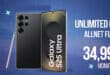 Samsung Galaxy S25 Ultra für einmalig 189 Euro mit unlimited Allnet Flat und 150 Euro Bonus nur 34.99 Euro monatlich