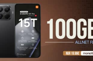 Xiaomi 15T Pro 512GB mit 100GB Allnet Flat nur 19.99 Euro monatlich