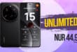 Xiaomi 15 Ultra für einmalig 199 Euro mit Vodafone unlimited Allnet Flat und 100 Euro Wechselbonus nur 44.99 Euro monatlich