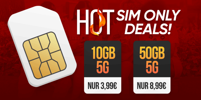 monatlich kündbar - 10GB Allnet Flat nur 3.99 Euro monatlich - 50GB nur 8.99 Euro monatlich