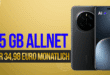 Honor Magic 7 Pro für einmalig 29 Euro mit 75 GB Allnet Flatrate (+10 GB extra SIM) und 200 Euro Cashback nur 34.98 Euro monatlich