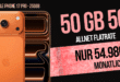 iPhone 17 Pro für einmalig 299 Euro mit 50GB Allnet Flat (+10GB extra SIM) nur 54.98 Euro monatlich