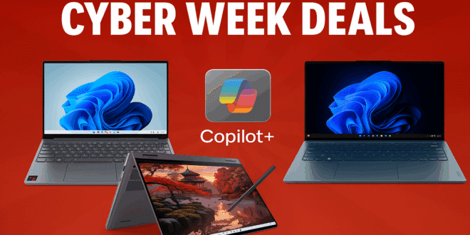 Cyber Week 2025: Mega-Deals auf Lenovo Copilot+ Laptops – jetzt richtig sparen!