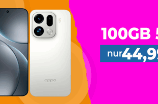 OPPO Find X9 Pro für einmalig 289 Euro mit 100GB Allnet Flat und 150 Euro Wechselbonus nur 44.99 Euro monatlich
