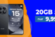 Xiaomi Redmi Note 15 für einmalig 99.95 Euro mit 20GB Allnet Flat nur 9.99 Euro monatlich