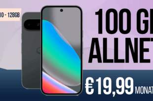 Google Pixel 10 für einmalig 49 Euro mit 100GB Allnet Flat nur 19.99 Euro monatlich