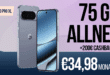 Google Pixel 10 Pro XL für einmalig 299 Euro mit 75 GB Allnet Flatrate (+10 GB extra SIM) und 200 Euro Cashback nur 34.98 Euro monatlich