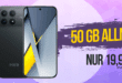 POCO F8 Pro 256GB für einmalig 99 Euro mit 50GB Allnet Flat nur 19.99 Euro monatlich