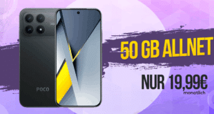 POCO F8 Pro 256GB für einmalig 99 Euro mit 50GB Allnet Flat nur 19.99 Euro monatlich