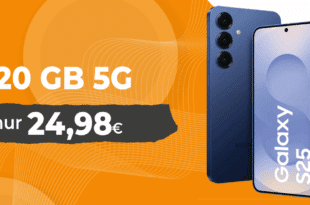 Samsung Galaxy S25 256GB für einmalig 29 Euro mit 20GB Allnet Flat (+10GB extra SIM) nur 24.98 Euro monatlich