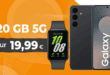 Samsung Galaxy S25 FE & Galaxy Fit3 für einmalig 29 Euro mit 20GB Allnet Flat und 50 Euro Wechselbonus nur 19.99 Euro monatlich