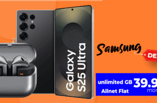 Samsung Galaxy S25 Ultra & Galaxy Buds3 Pro für einmalig 129 Euro mit o2 unlimited Allnet Flat nur 39.99 Euro monatlich