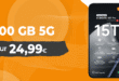 Xiaomi 15T Pro für einmalig 79 Euro mit 200GB Allnet Flat nur 24.99 Euro monatlich