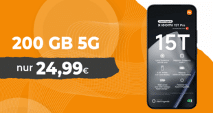 Xiaomi 15T Pro für einmalig 79 Euro mit 200GB Allnet Flat nur 24.99 Euro monatlich