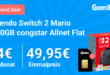 Nintendo Switch 2 Black inkl. Mario Kart World für einmalig 49.95 Euro mit 100GB Allnet Flat nur 24 Euro monatlich
