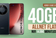 Honor Magic 8 Lite 256GB mit Vertrag - einmalig 29 Euro mit 40GB Allnet Flat nur 14.99 Euro monatlich