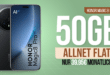 Honor Magic 8 Pro für einmalig 129 Euro mit 50GB Allnet Flat und 50 Euro Wechselbonus nur 39.95 Euro monatlich