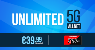 o2 Mobile Unlimited Max Allnet Flat und 700 Euro MediaMarkt/Saturn Geschenkkarte nur 39.99 Euro monatlich