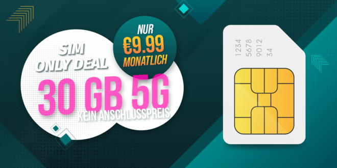30GB Telekom Allnet Flat nur 9.99 Euro monatlich
