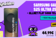 Samsung Galaxy S25 Ultra 256GB für einmalig 60 Euro mit 50GB Allnet Flat und 150 Euro Wechselbonus nur 44.99 Euro monatlich