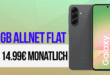Samsung Galaxy A56 mit 15GB Allnet Flat nur 14.99 Euro monatlich