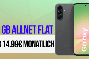 Samsung Galaxy A56 mit 15GB Allnet Flat nur 14.99 Euro monatlich
