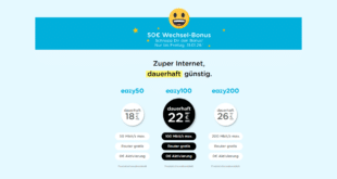 eazy Wechselbonus: 50 € Amazon Gutschein im Januar 2026 sichern