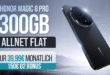 Honor Magic 8 Pro mit o2 Vertrag - 512GB einmalig 49 Euro mit 300GB Allnet Flat und 150 Euro o2 Guthaben nur 39.99 Euro monatlich