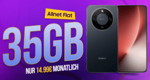 HONOR Magic 8 Lite mit Vertrag - 35GB Allnet Flat und 30 Euro Wechselbonus nur 14.99 Euro monatlich