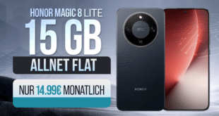 HONOR Magic8 Lite mit Vertrag - 15GB Allnet Flat nur 14.99 Euro monatlich