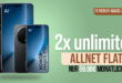 2x Honor Magic 8 Pro für einmalig 459 Euro mit 2x o2 unlimited Allnet Flat für 59.98 Euro monatlich