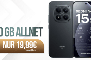 Xiaomi Redmi Note 15 Pro+ 5G 256GB mit 60GB Allnet Flat nur 19.99 Euro monatlich