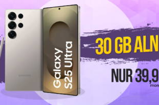 Samsung Galaxy S25 Ultra für einmalig 249.95 Euro mit 30GB Allnet Flat und 120 Euro Cashback nur 39.95 Euro monatlich – MagentaEINS möglich