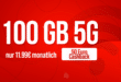 100GB Allnet Flat im Vodafone Netz nur 11.99 Euro monatlich - kein Anschlusspreis und 50 Euro Cashback