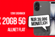 iPhone 17 mit 2x 20GB Allnet Flat und 50 Euro Wechselbonus und 120 Euro Cashback nur 39.98 Euro monatlich