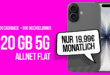 iPhone 17 für einmalig 460 Euro mit 20GB Allnet Flat und 50 Euro Wechselbonus und 120 Euro Cashback nur 19.99 Euro monatlich