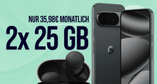 Google Pixel 10 Pro XL & Pixel Buds 2A für einmalig 49 Euro mit 2x 25GB Allnet Flat nur 35.98 Euro monatlich