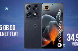 Motorola Signature 512GB mit 45GB Allnet Flatrate und 100 Euro Wechselbonus nur 34.99 Euro monatlich