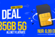 monatlich kündbar - 30GB Allnet Flat nur 6.99 Euro monatlich - 10 Euro Cashback