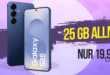 Samsung Galaxy S25 für einmalig 74 Euro (Einsendung Altgerät) mit 25GB Allnet Flat nur 19.99 Euro monatlich