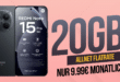 Xiaomi Redmi Note 15 Pro 256GB für einmalig 99 Euro mit 20GB Allnet Flat nur 9.99 Euro monatlich