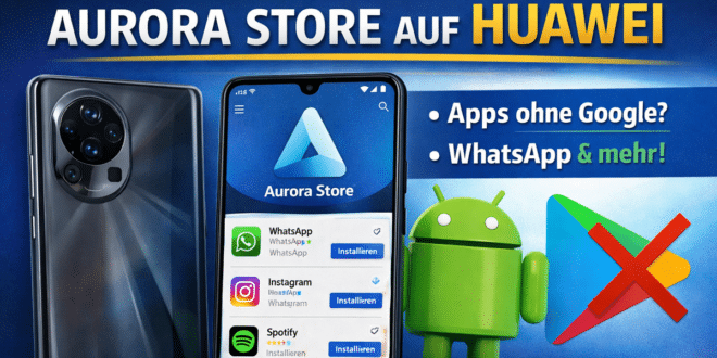 Aurora Store auf Huawei: Apps trotz fehlendem Google Play Store nutzen