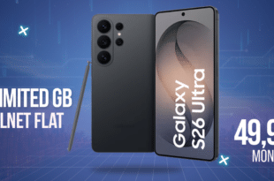 Samsung Galaxy S26 Ultra für einmalig 200 Euro mit o2 unlimited Allnet Flat nur 49.99 Euro monatlich